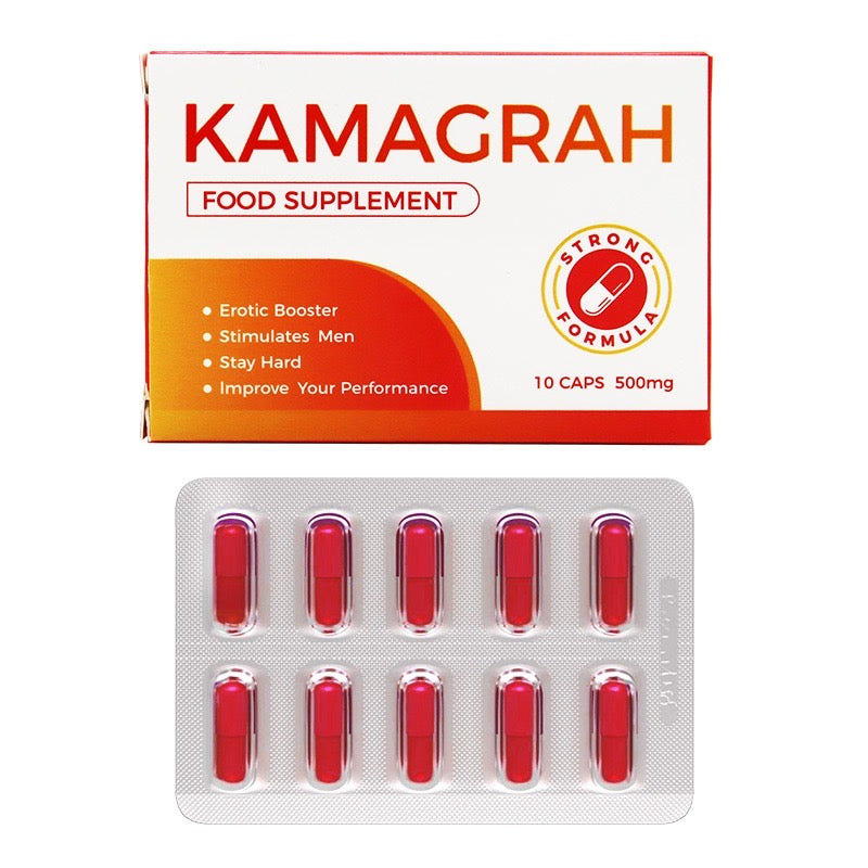 Kamagrah - Erectiepillen 10 caps 500mg - Natuurlijk - Extra Sterk Voor Mannen
